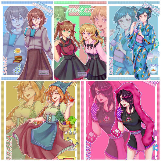 some artworks I made for artober 2024